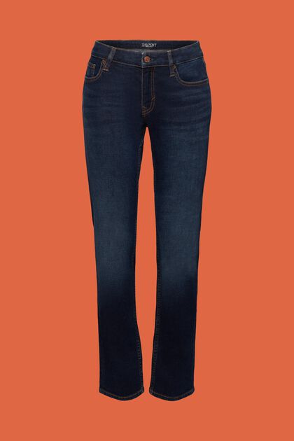 Rechtlijnige jeans met middelhoge taille