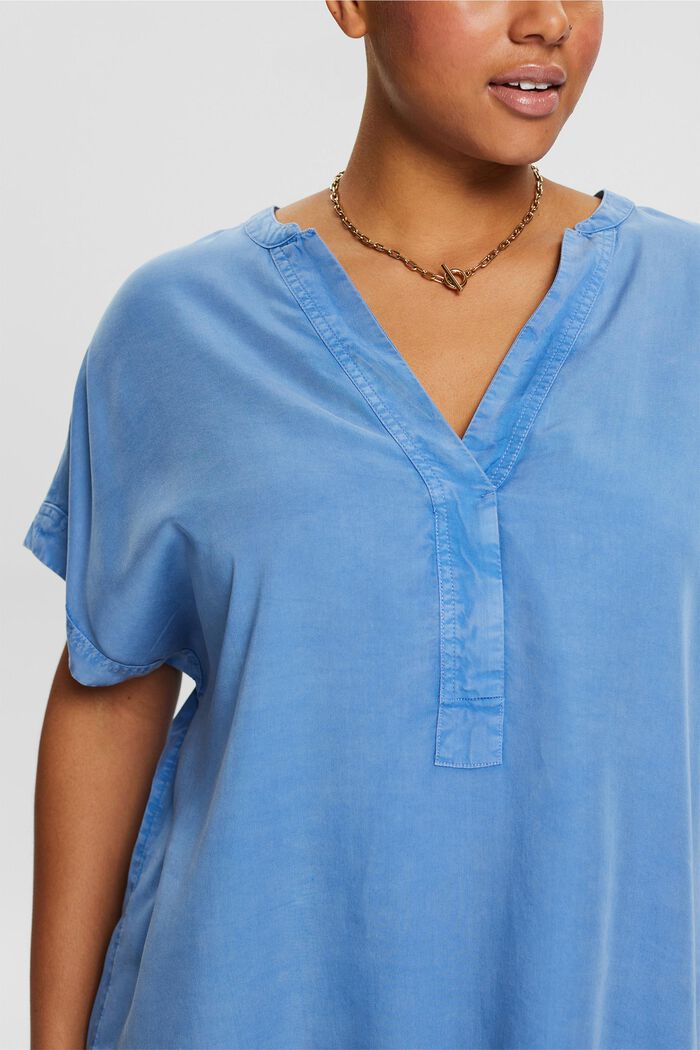 CURVY van TENCEL™: casual blouse, LIGHT BLUE LAVENDER, detail image number 2