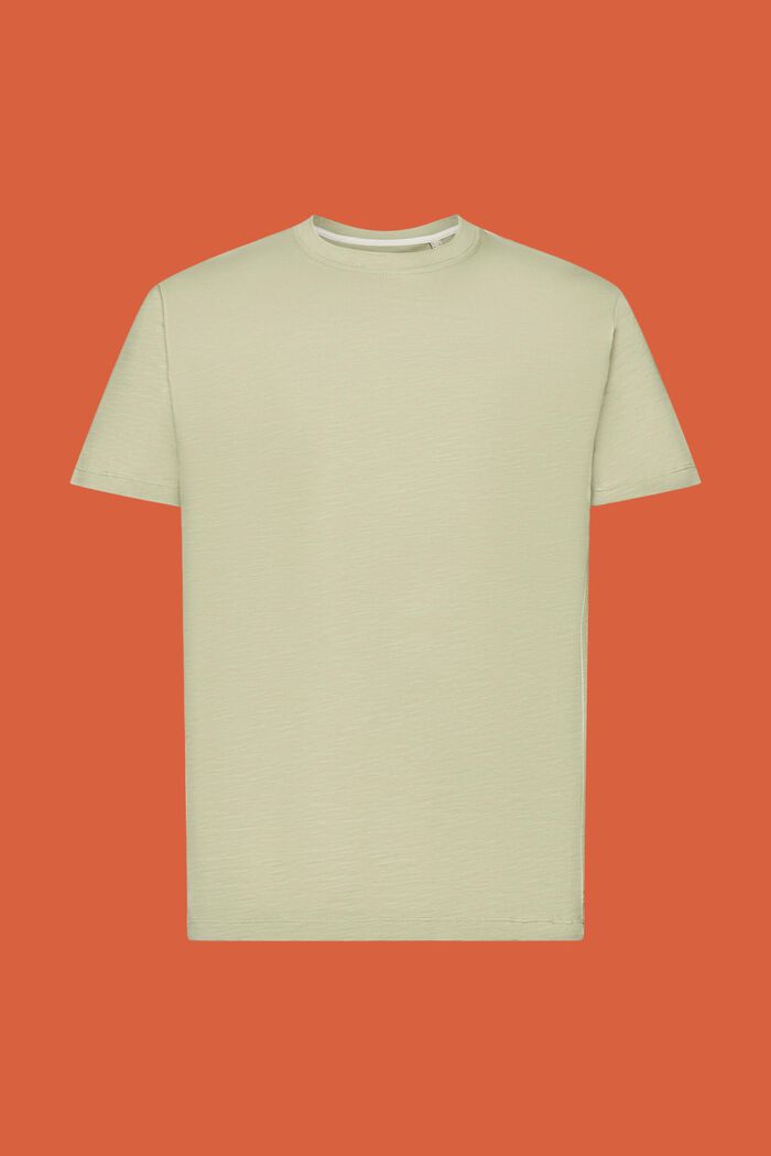 T-shirt van katoen-jersey, LIGHT GREEN, detail image number 5
