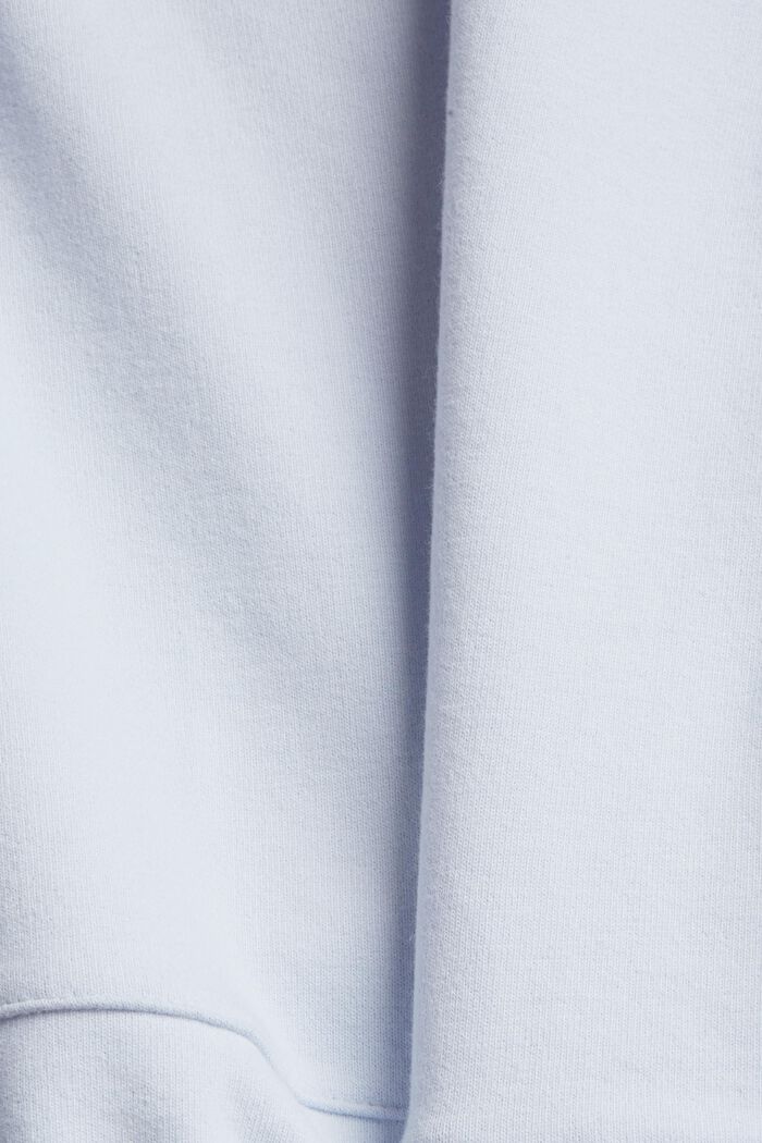 Sweatshirt met tunnelkoord, LIGHT BLUE, detail image number 4