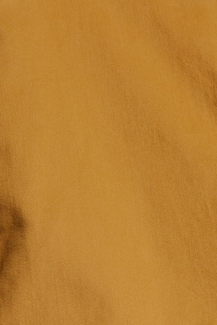 Stretchbroek van een katoenmix, CAMEL, detail image number 4