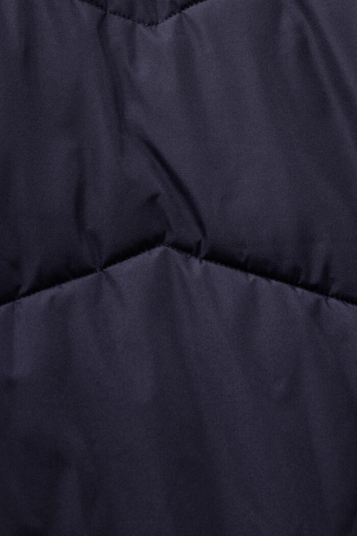 Gewatteerde jas met capuchon, NAVY, detail image number 5
