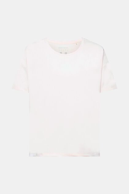 T-shirt met E-DRY, PASTEL PINK, overview