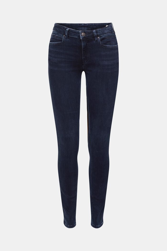 Jeans met comfortabele stretch, BLUE BLACK, detail image number 6