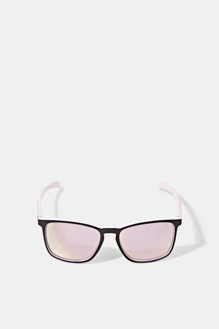 Sportieve zonnebril met spiegelglazen, DEMI ROSE, detail image number 0
