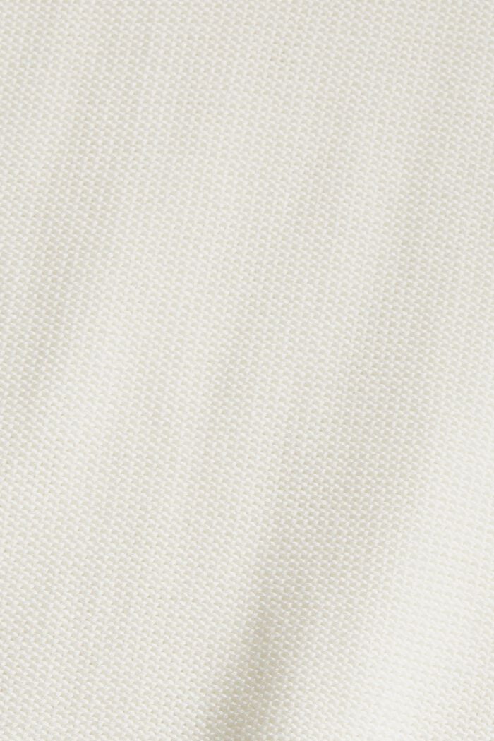 TENCEL™: gebreide trui met vleermuismouwen, OFF WHITE, detail image number 4
