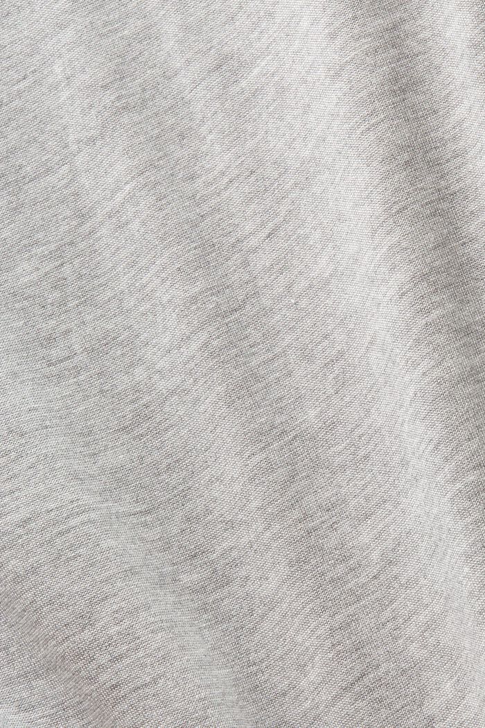 Jersey T-shirt met print, LENZING™ ECOVERO™, LIGHT GREY, detail image number 4