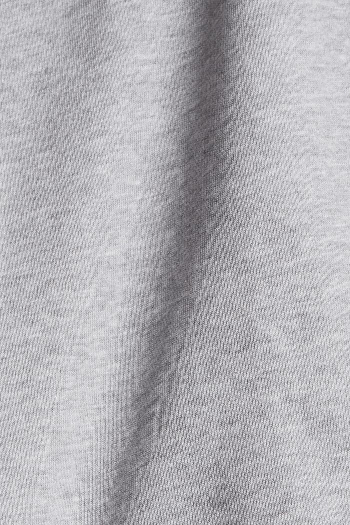 Sweatbermuda van een katoenmix, LIGHT GREY, detail image number 5
