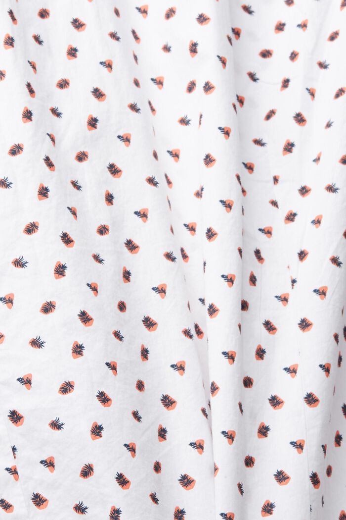 Jersey overhemd met print, WHITE, detail image number 4