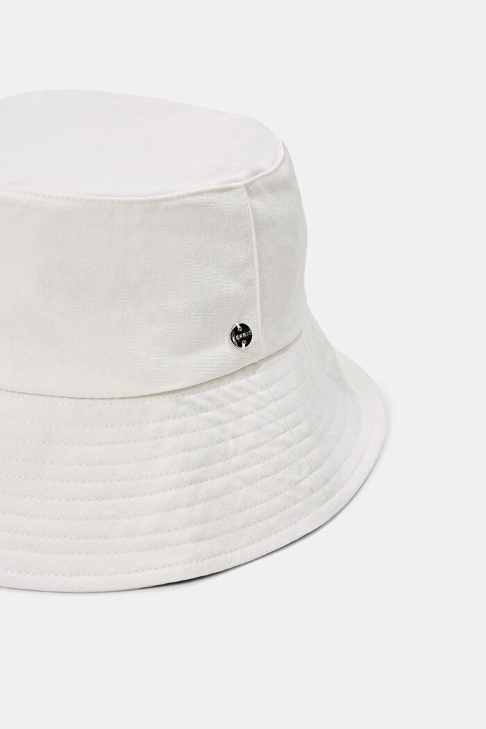 Bucket hat, 100% katoen, OFF WHITE, detail image number 1