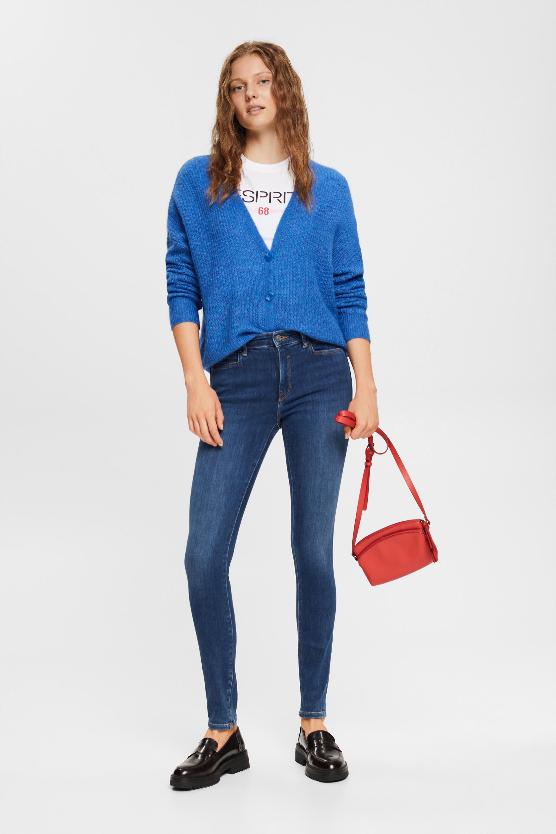 Esprit Shirt Met Lange Mouwen 083ee1k051 in het Wit Dames Kleding voor voor Jeans voor Skinny jeans 