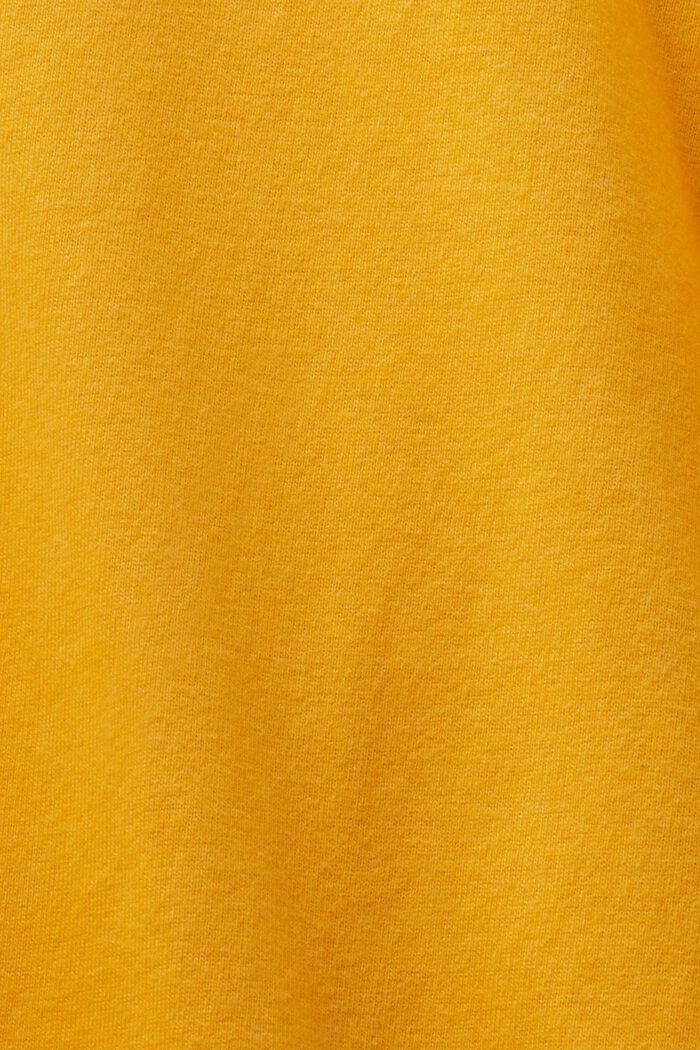 T-shirt met lange mouwen en ronde hals, GOLDEN ORANGE, detail image number 6