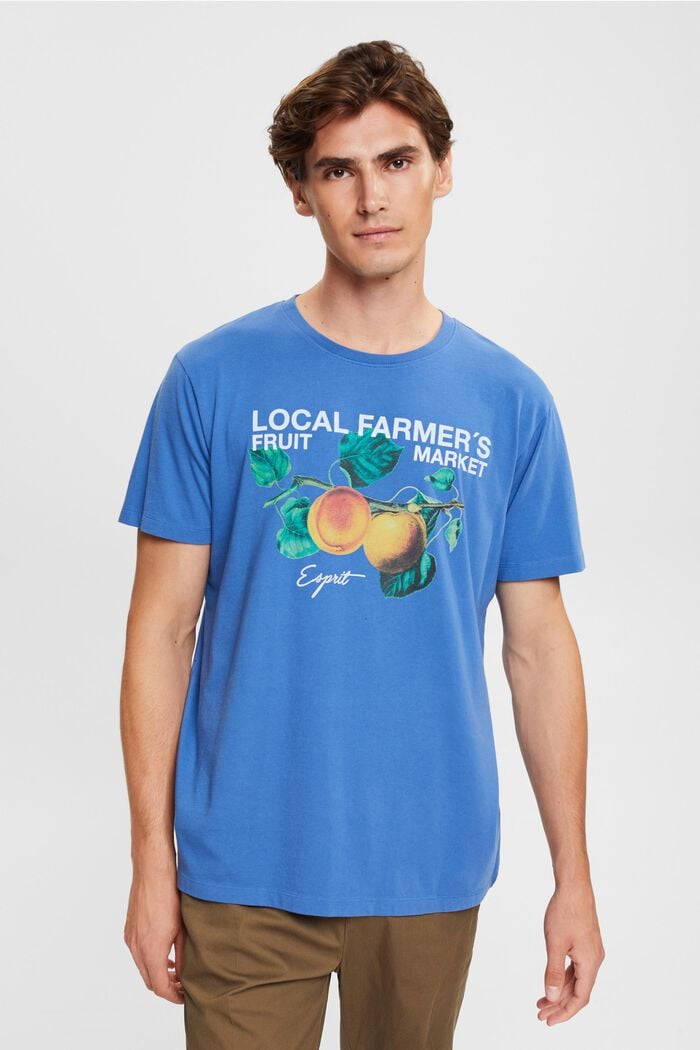 T-shirt met print, BLUE, detail image number 0