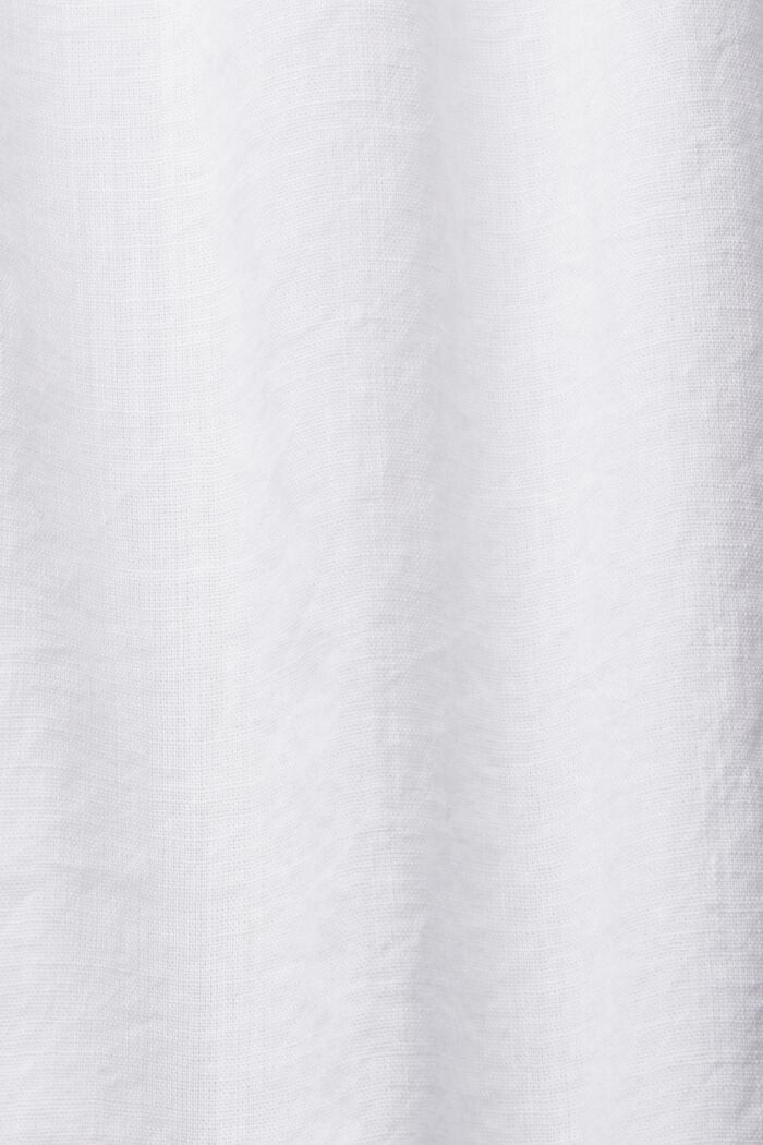 Luchtige overhemdjurk, WHITE, detail image number 4
