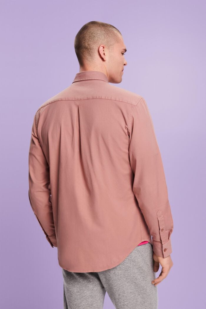 Twill regular fit-overhemd, DARK OLD PINK, detail image number 4