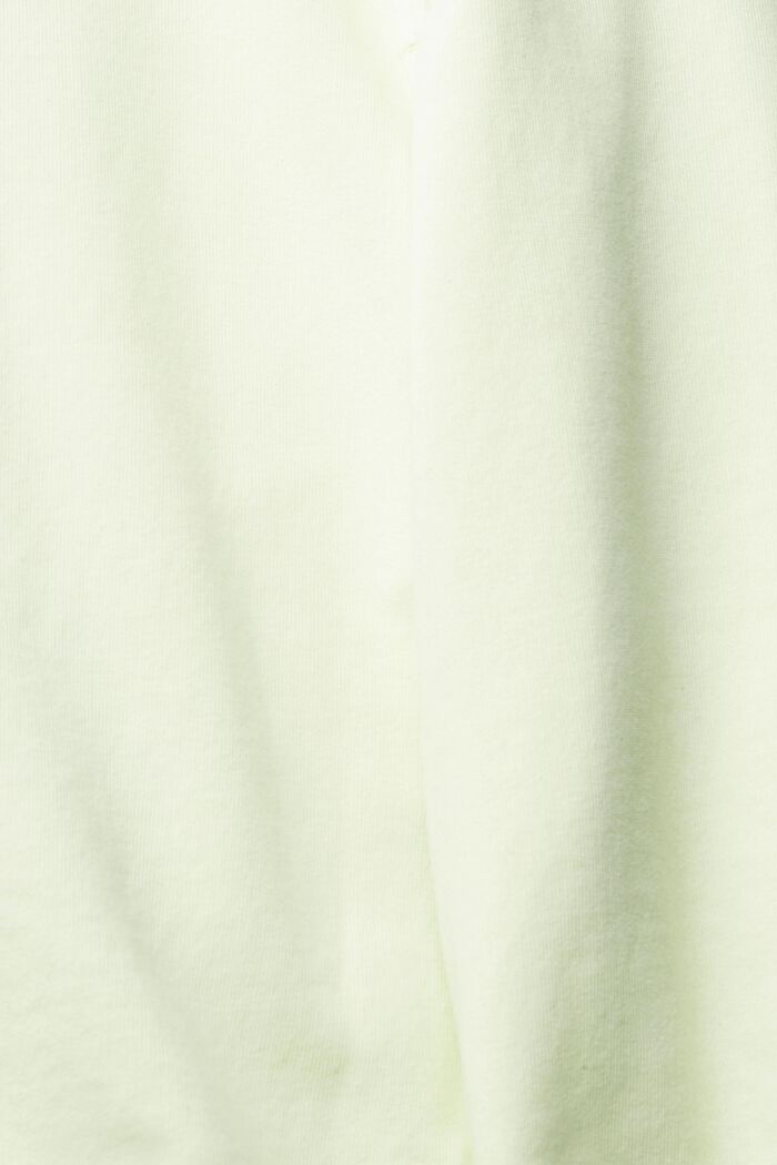 Gerecycled: sweatshort met label, LIGHT GREEN, detail image number 5