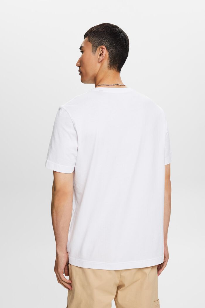 T-shirt van organic cotton, WHITE, detail image number 4