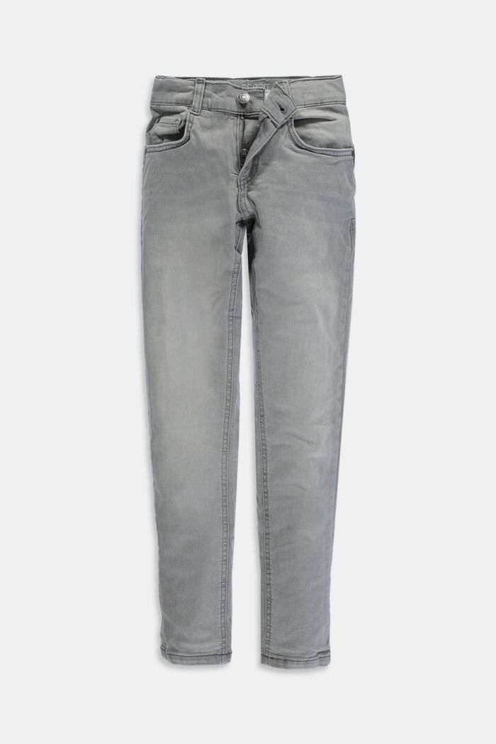 Jeans met verstelbare band, GREY MEDIUM WASHED, detail image number 0