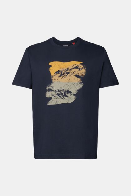 T-shirt van katoen met print