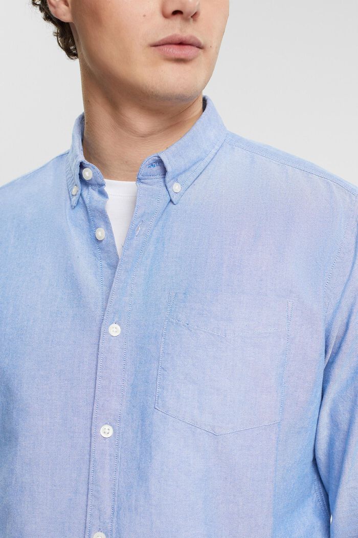 Overhemd met buttondownkraag, BLUE, detail image number 2