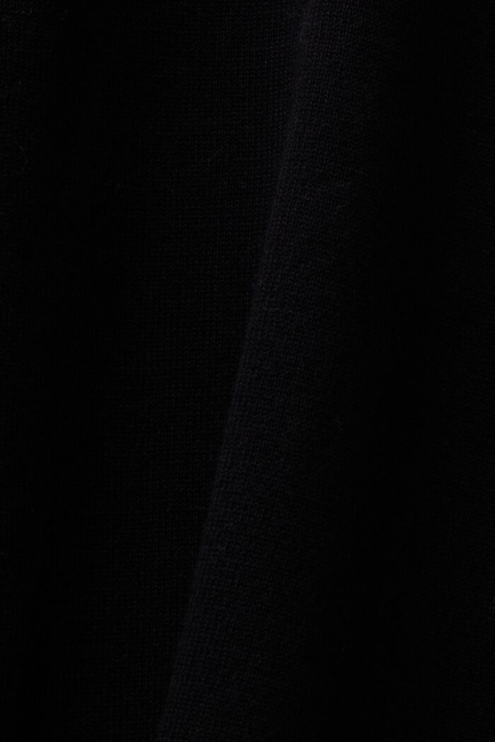 Batwing trui met rolkraag, BLACK, detail image number 7