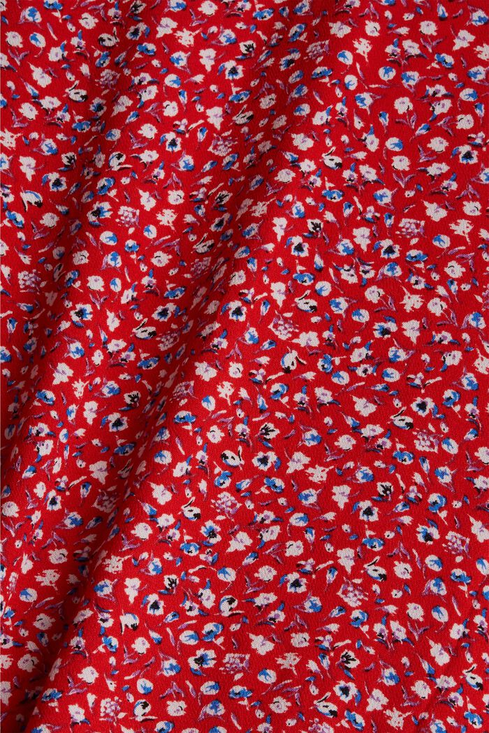 CURVY jurk met print van LENZING™ ECOVERO™, RED, detail image number 1