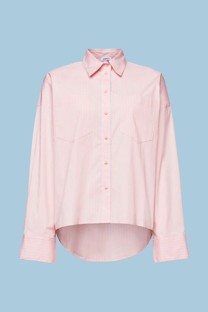 Gestreept overhemd met buttondownkraag, PINK/LIGHT BLUE, detail image number 6