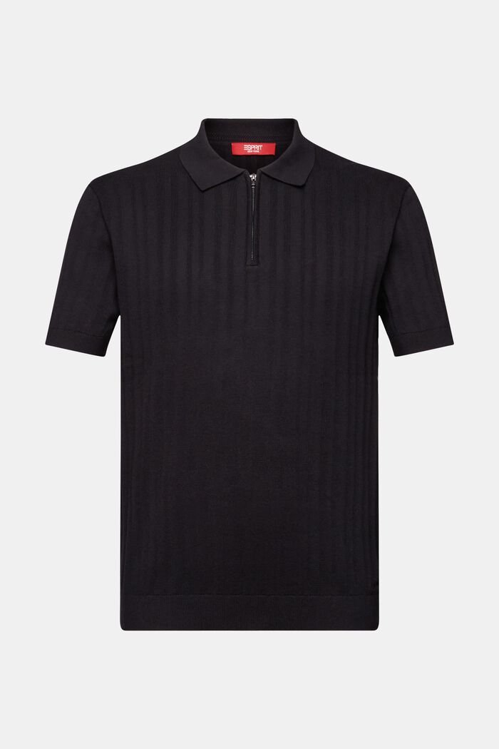 Poloshirt met slim fit, BLACK, detail image number 5