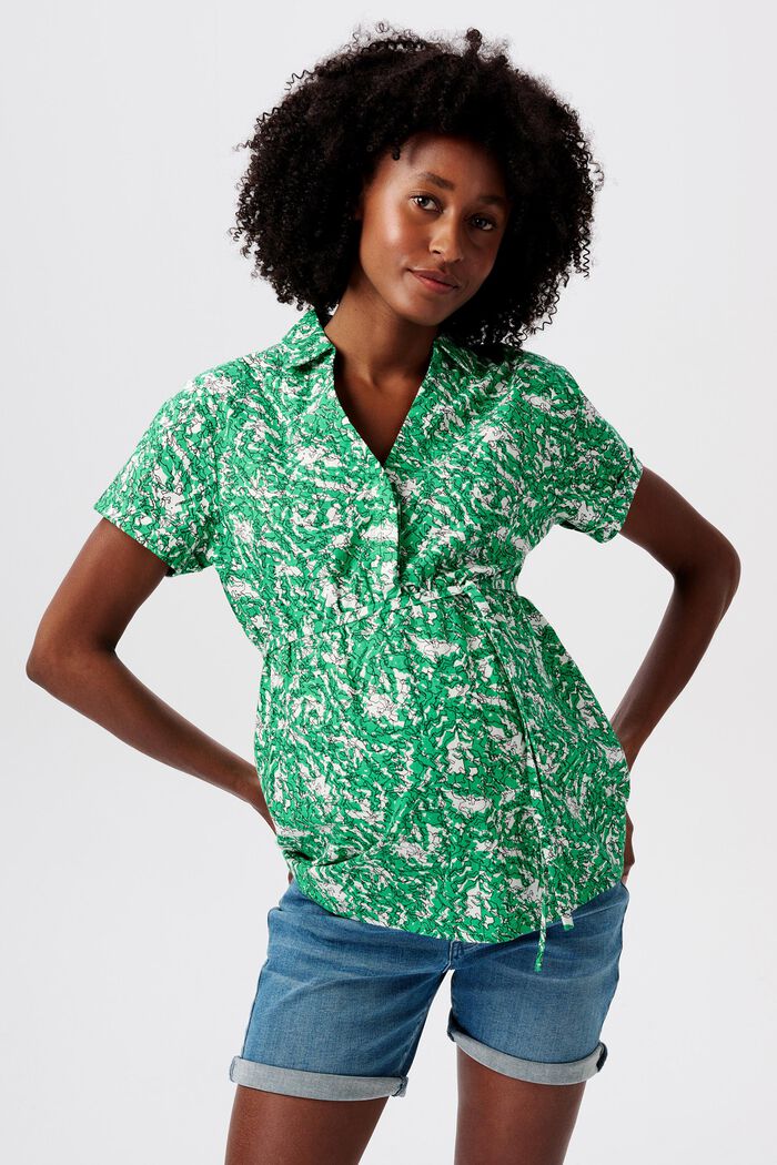 MATERNITY blouse met print, BRIGHT GREEN, detail image number 0