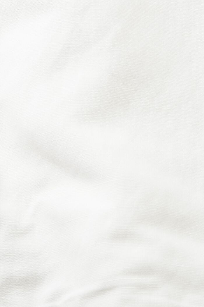 Tussenjas met een capuchon, linnenmix, WHITE, detail image number 5