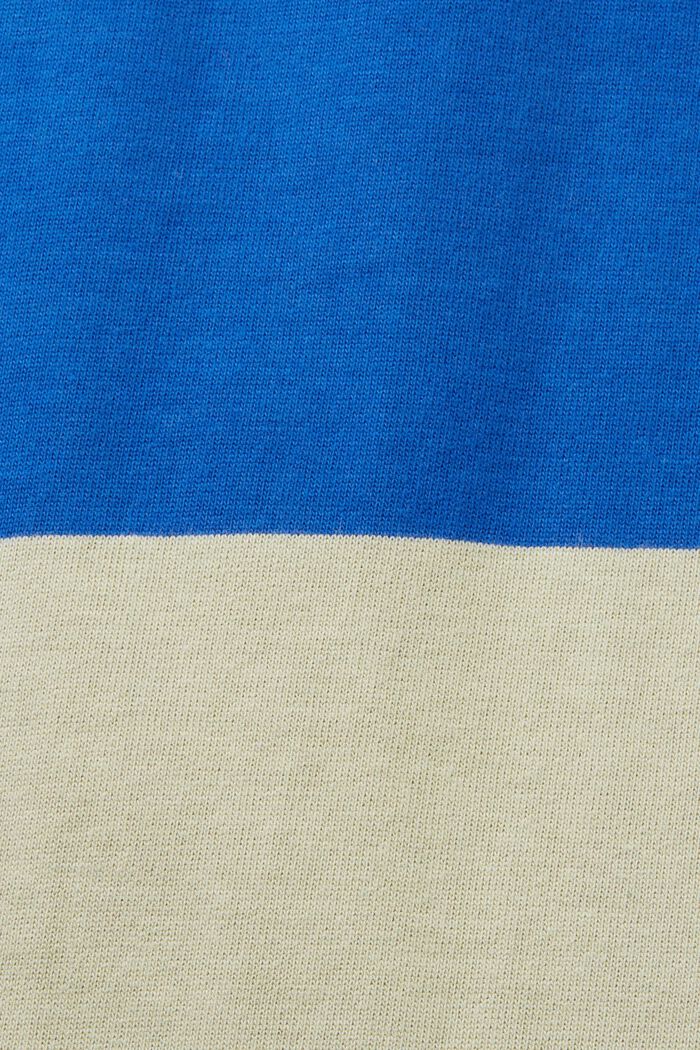 Gestreept rugbyshirt, BRIGHT BLUE, detail image number 5