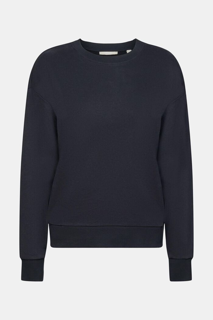 Sweatshirt met comfortabele pasvorm, BLACK, detail image number 6