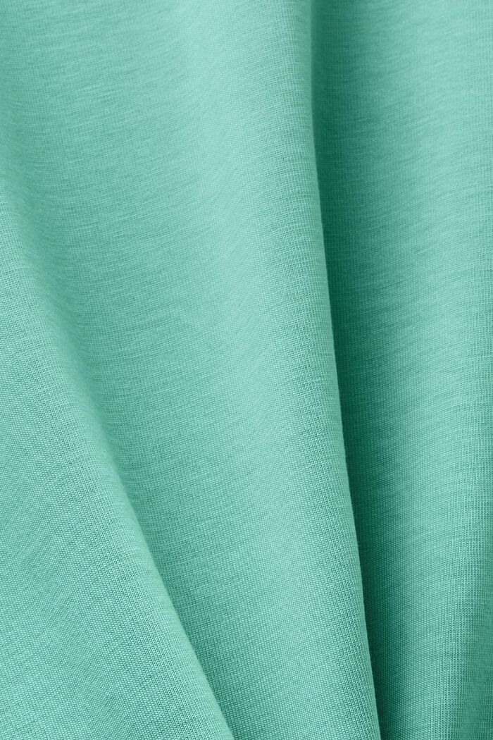 Grafisch T-shirt van katoen-jersey, DUSTY GREEN, detail image number 5