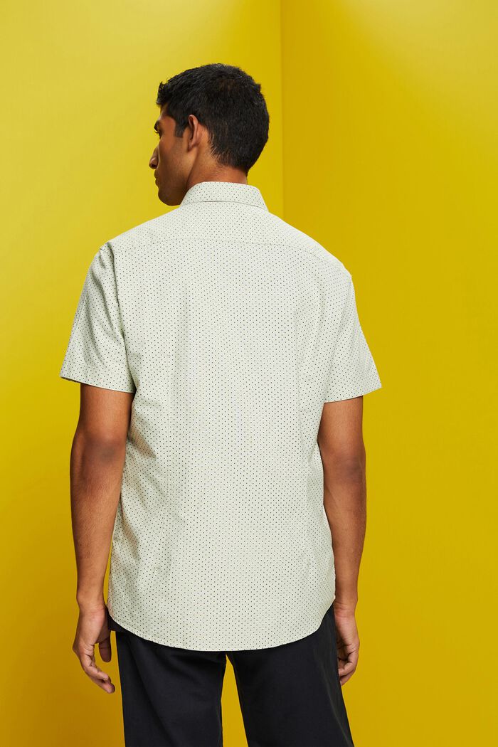 Buttondown-overhemd met print, LIGHT GREEN, detail image number 3