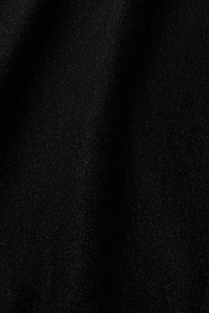 Fonkelende trui met vleermuismouwen, LENZING™ ECOVERO™, BLACK, detail image number 5