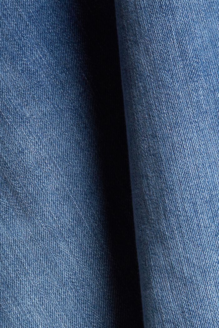 Low-rise stretchjeans, BLUE MEDIUM WASHED, detail image number 4