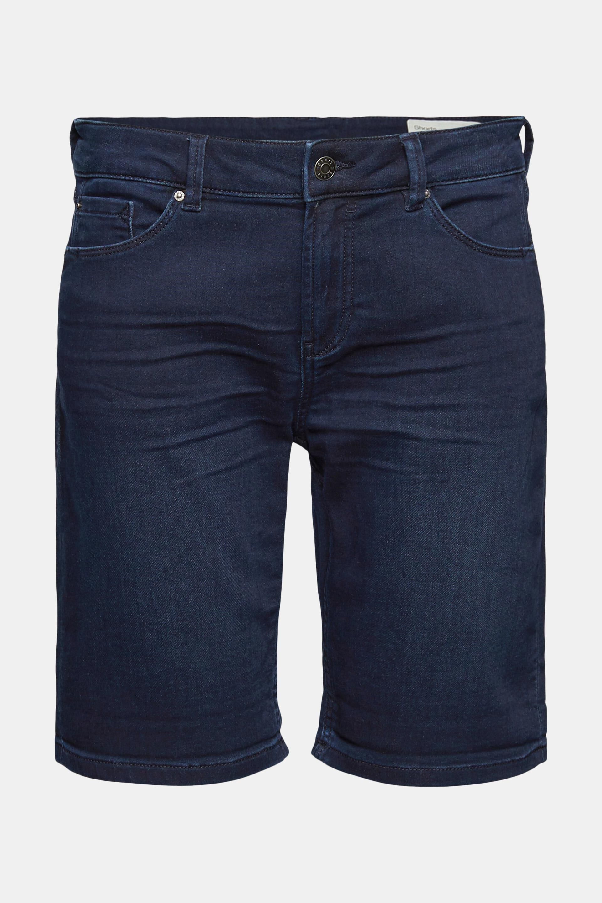 Dames Kleding voor voor Shorts voor Jeans en denim shorts Esprit Straight Fit Bermuda Van Katoen in het Blauw 