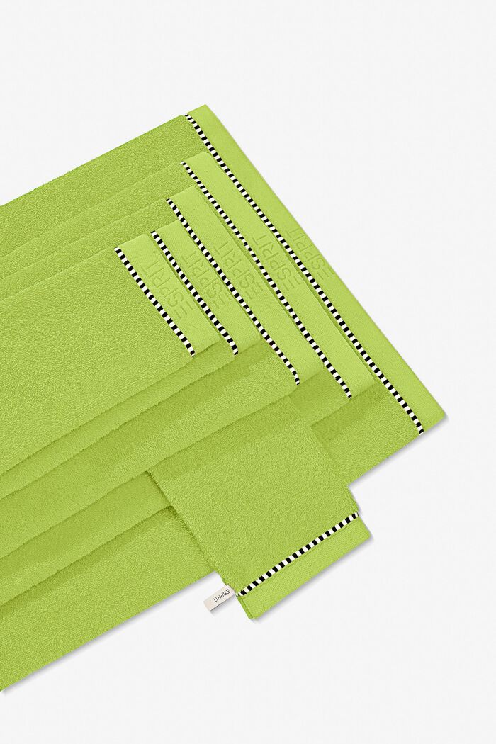 Met TENCEL™: handdoekenlijn van badstof, APPLE GREEN, detail image number 4
