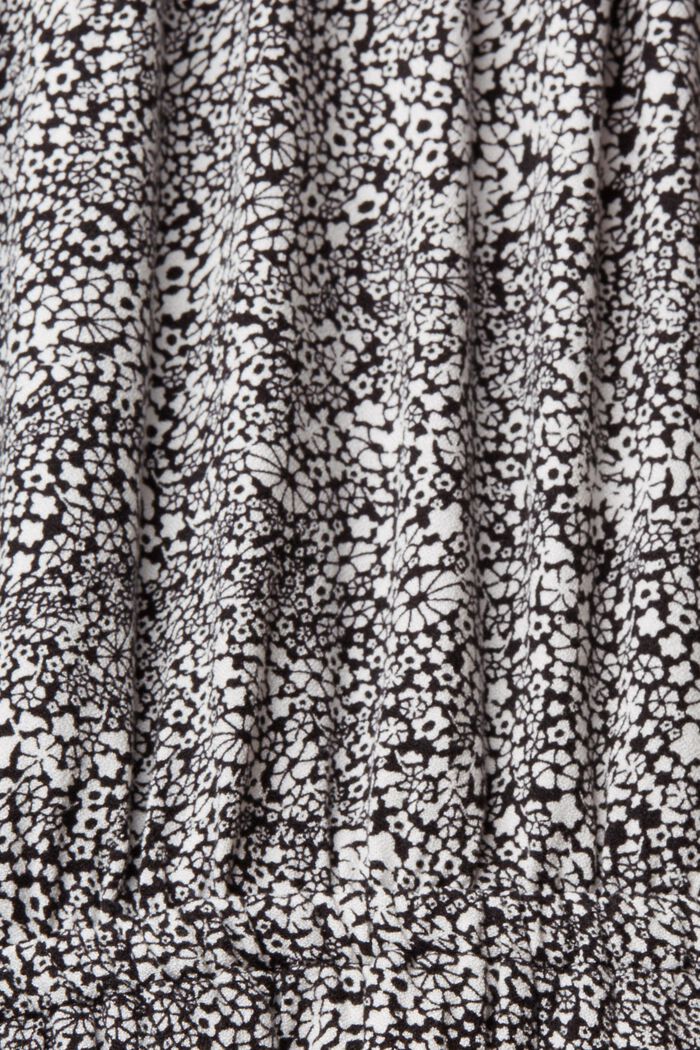 Jurk met lange mouwen en bloemenprint, NEW BLACK, detail image number 5