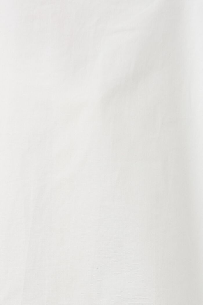 Overhemd met korte mouwen van katoen-popeline, OFF WHITE, detail image number 7