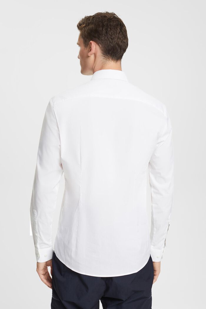 Shirt met slim fit, WHITE, detail image number 4
