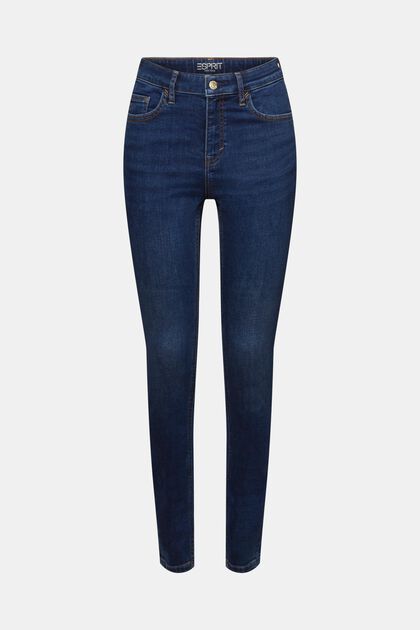 Skinny fit jeans met hoge taille