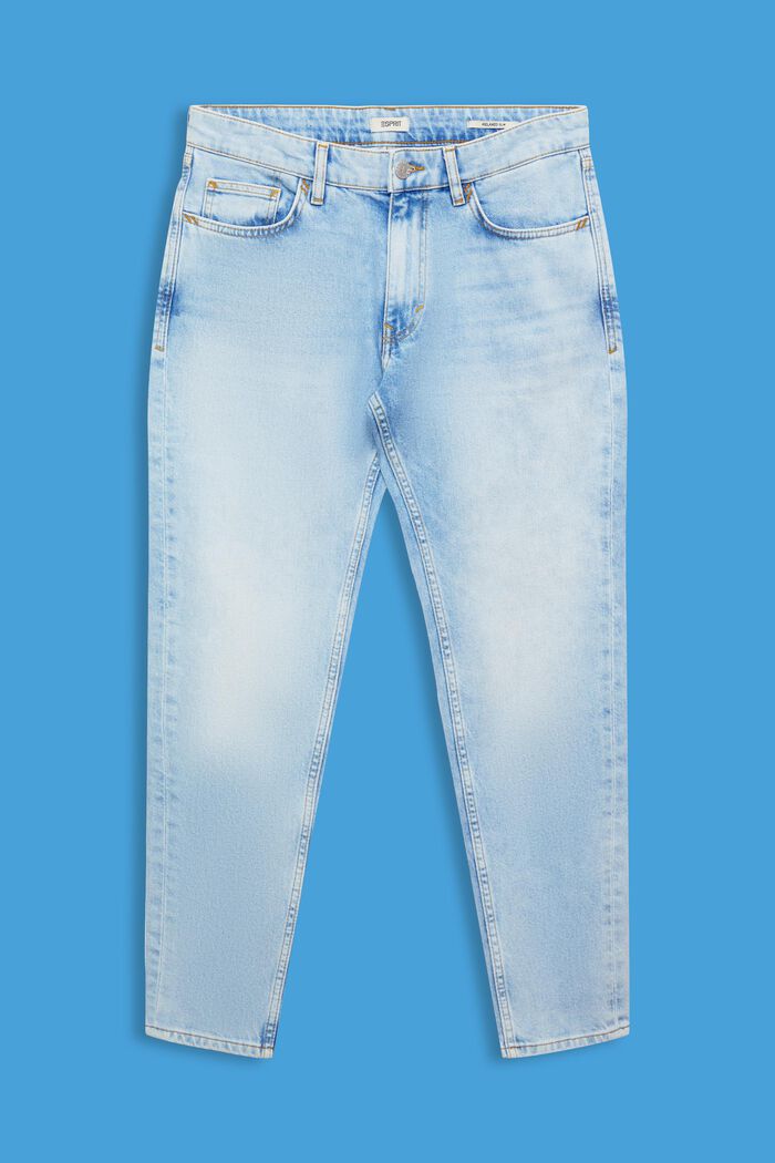 Casual stretchjeans, BLUE LIGHT WASHED, detail image number 7