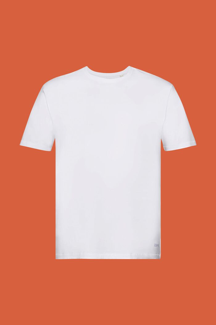 Jersey T-shirt met print op de achterkant, 100% katoen, WHITE, detail image number 7