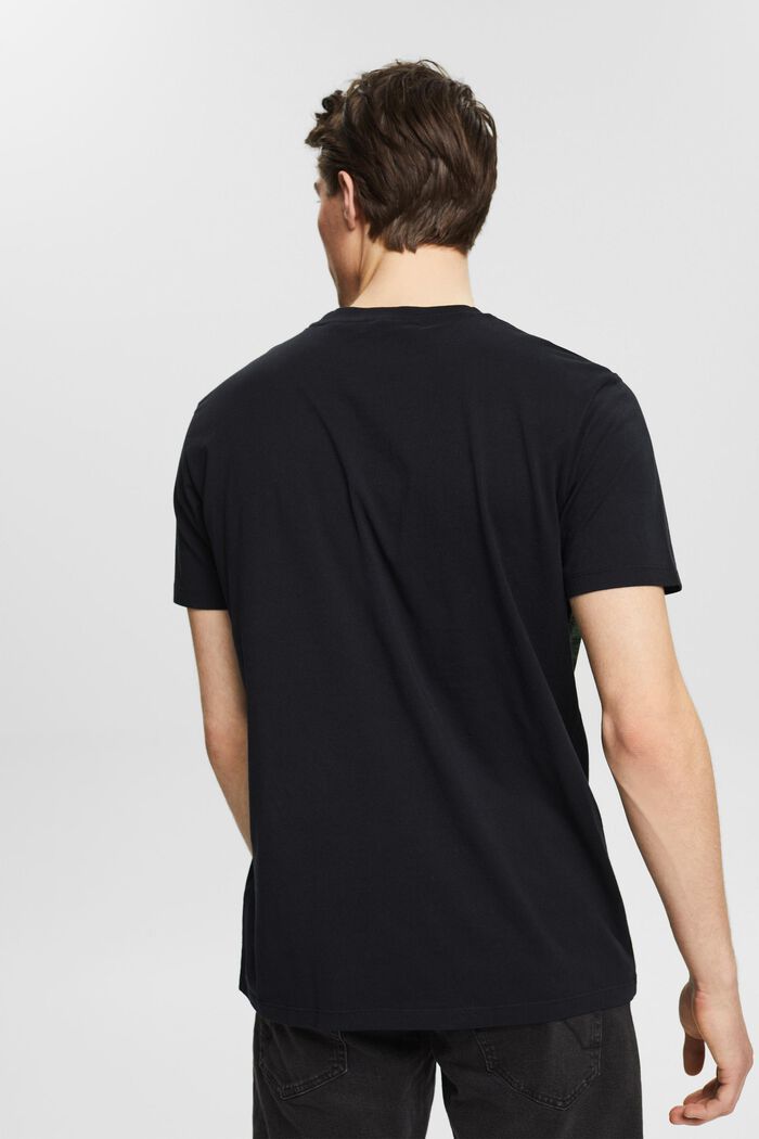 Jersey T-shirt met print, BLACK, detail image number 3