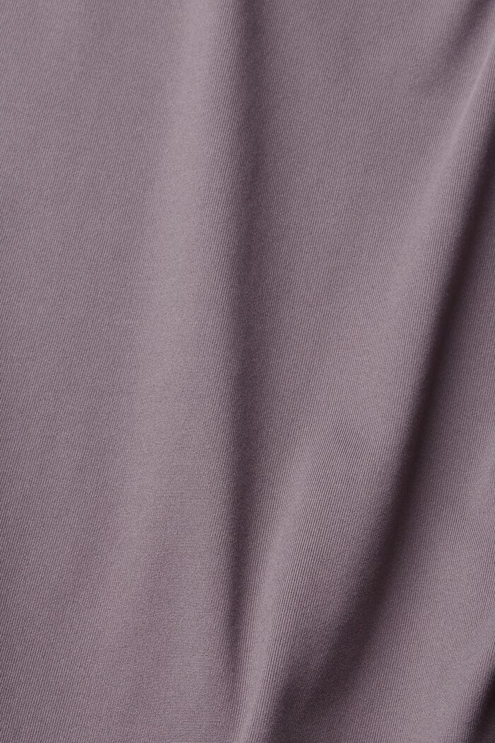 Gerecycled: T-shirt met E-DRY, TAUPE, detail image number 8