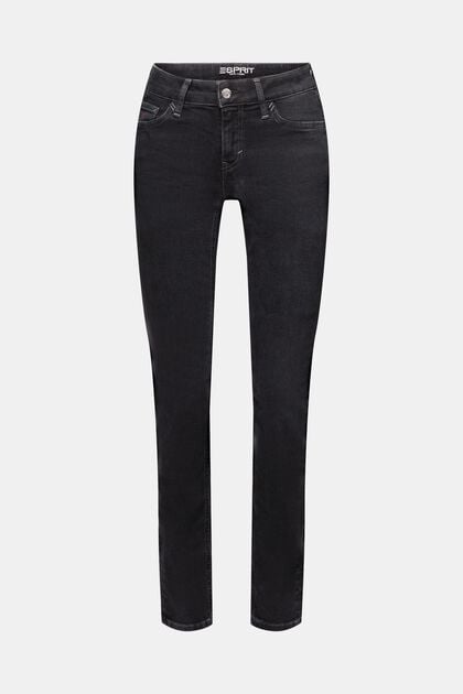 Gerecycled: slim fit-jeans met stretch