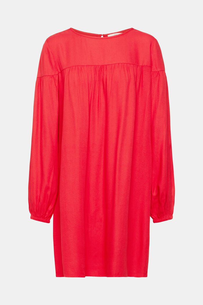 Mini-jurk, LENZING™ ECOVERO™, DARK RED, detail image number 5