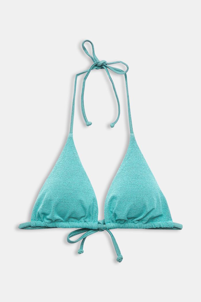 Gewatteerde triangle bikinitop, AQUA GREEN, detail image number 5