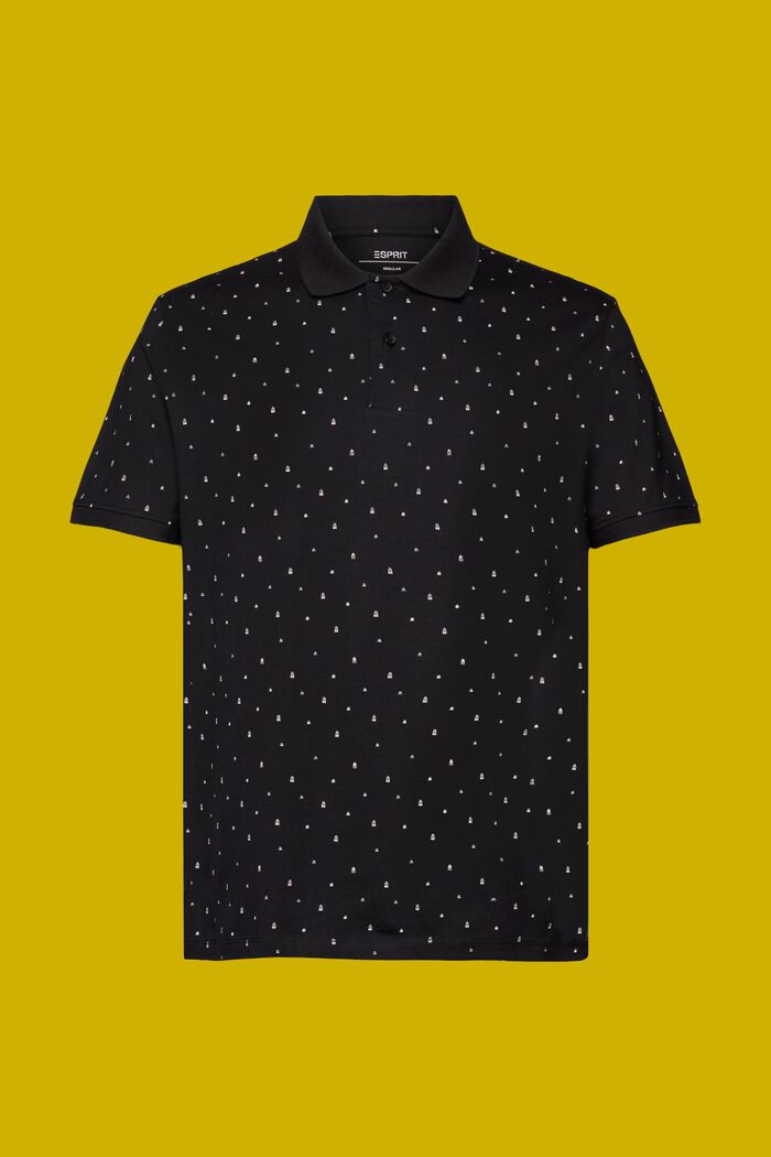 Polo shirts, BLACK, detail image number 6
